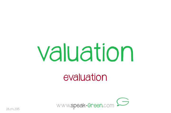 2015-04-28 - valuation