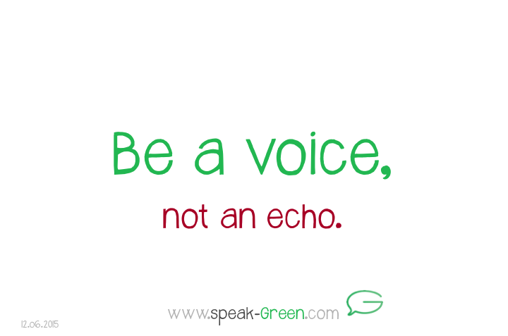 2015-06-12 - be a voice