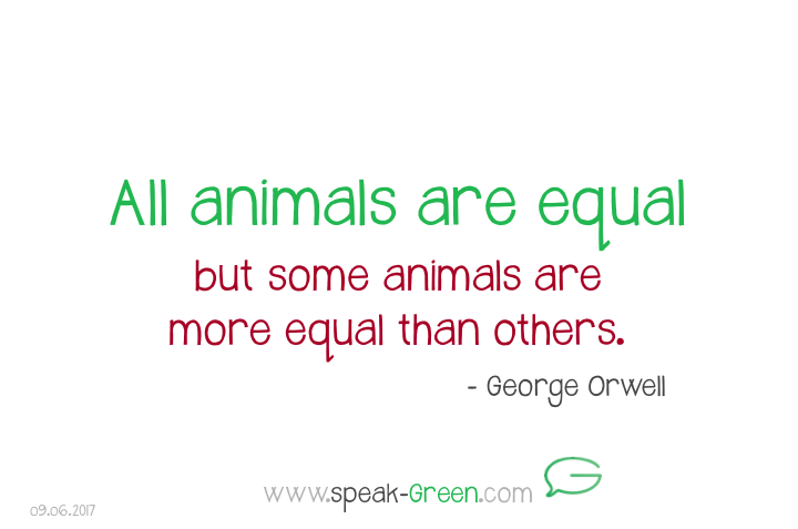 2017-06-09 - all animals are equal