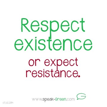 2014-02-07 - respect existence