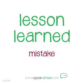 2014-03-15 - lesson learned