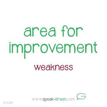 2014-04-15 - area for improvement