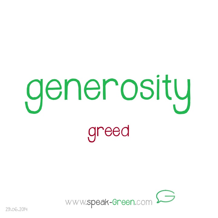 2014-06-29 - generosity