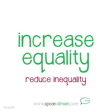 2014-09-03 - increase equality