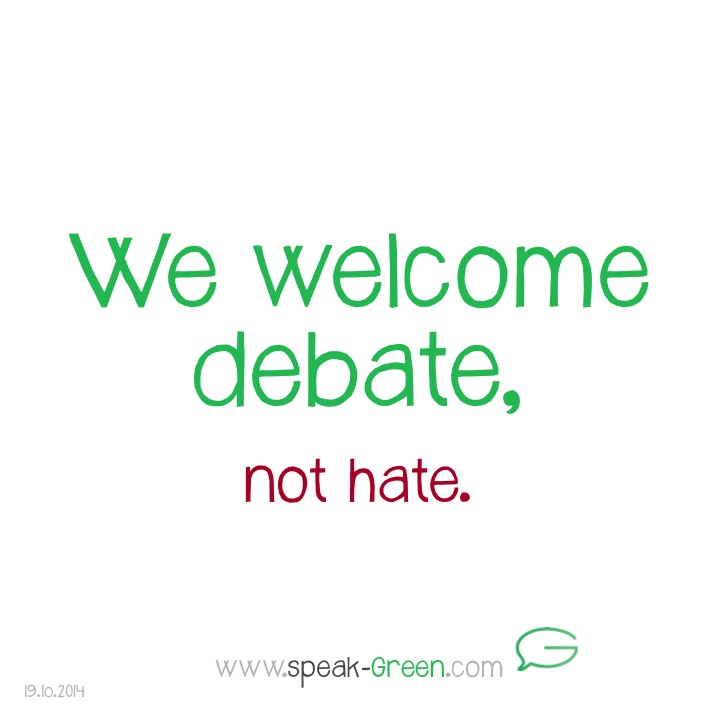 2014-10-19 - we welcome debate