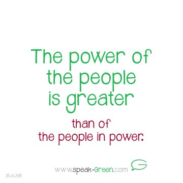 2015-01-25 - power of the people