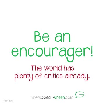 2015-01-30 - be an encourager