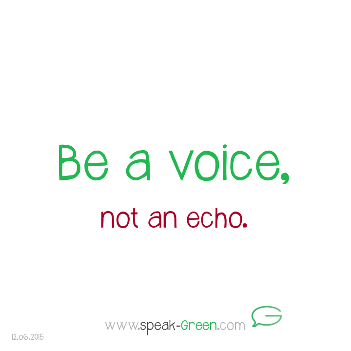 2015-06-12 - be a voice