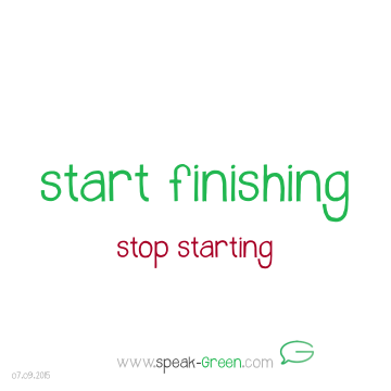 2015-09-07 - start finishing