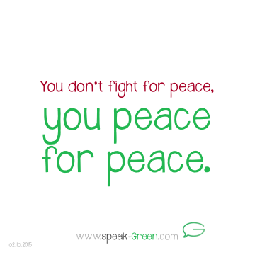 2015-10-02 - peace for peace