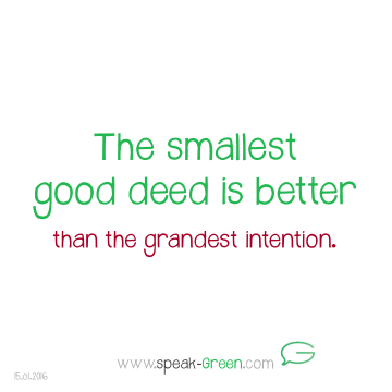 2016-01-15 - the smallest good deed