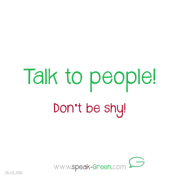 2016-03-28 - talk to people