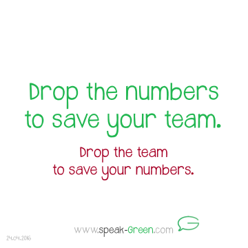 2016-04-24 - drop the numbers to save your team