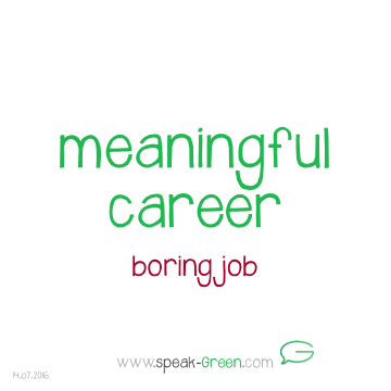 2016-07-14 - meaningful career