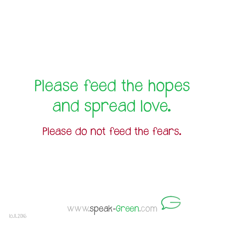 2016-11-11 - feed the hopes and spread love
