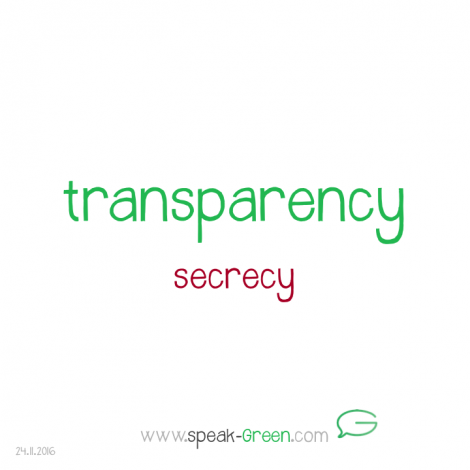 2016-11-24 - transparency
