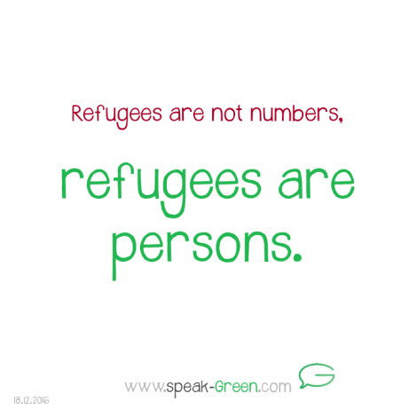 2016-12-18 - refugees are persons