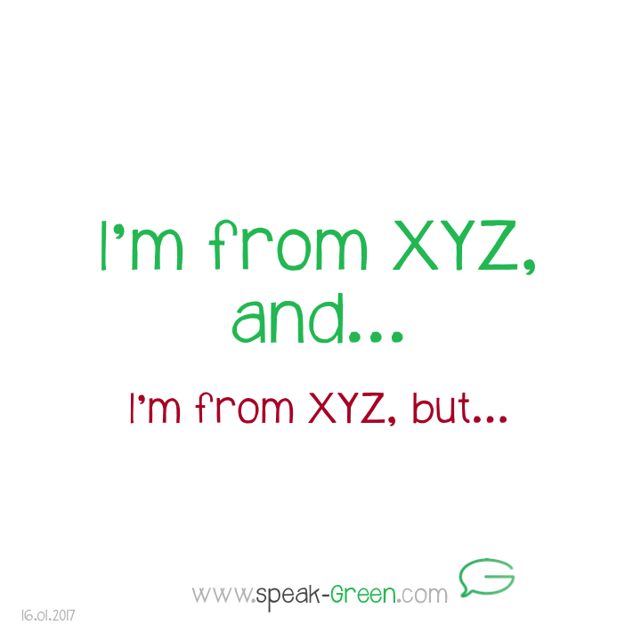 2017-01-16 - I'm from XYZ, and